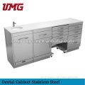 Mobile Metal dental cabinet with drawer for dental Clinic